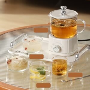 600ML Health Pot with Glass Body