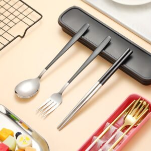 4pcs Stainless Steel Tableware Set