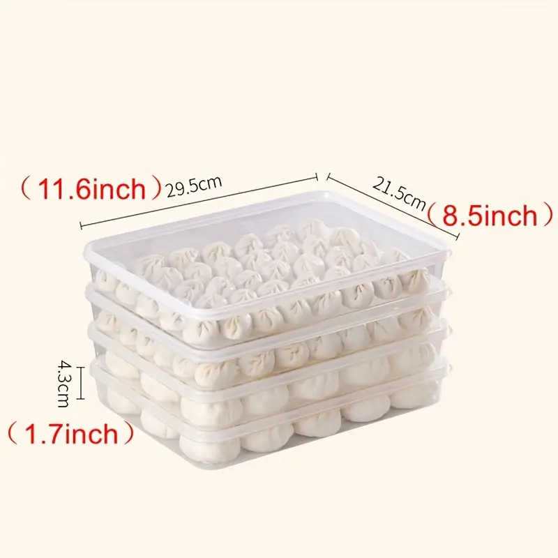 4-Pack Food-Grade Dumpling Boxes - Image 3