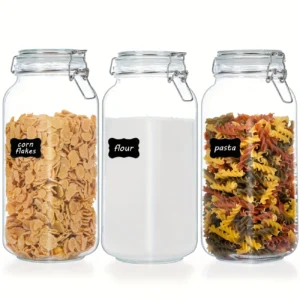 Airtight Glass Canister Set of 3