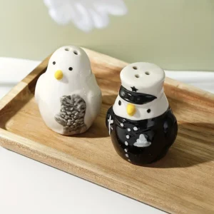 Penguin Ceramic Seasoning Containers